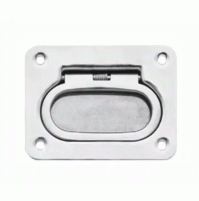 LEFT RING IN S.STEEL AISI 316 WITH SPRING - 75x58 mm - SM1821 - SMR